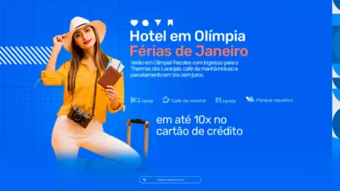 Foto demonstrativa de Hotel em Olímpia Férias de Janeiro | Ingressos Thermas Inclusos