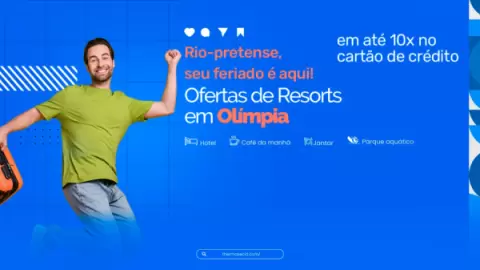 Foto demonstrativa de Rio-pretense, seu feriado é aqui! Ofertas de Resorts em Olímpia