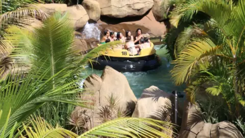 Rio Selvagem atração radical no Thermas dos Laranjais