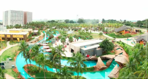 Hospedagem Hot Beach Resort em Olímpia SP