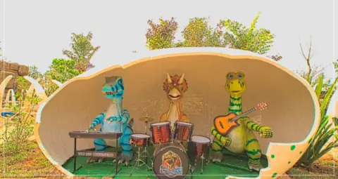 Ingresso Vale dos Dinossauros em Olimpia SP