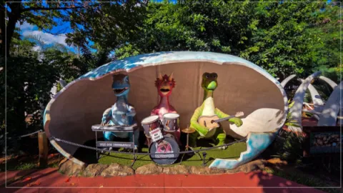 Ingresso Vale dos Dinossauros em Olimpia SP