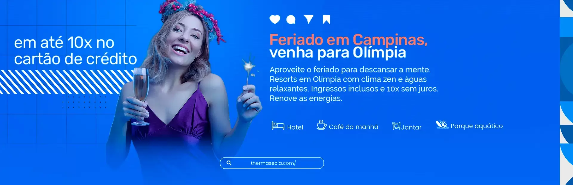 Resorts em Olímpia para o Réveillon